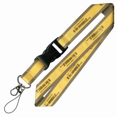 원단 반사형 넥 스트랩 - 반사형 ID 랜야드와 원단