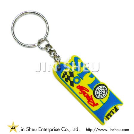 Souvenir-Gummischlüsselanhänger