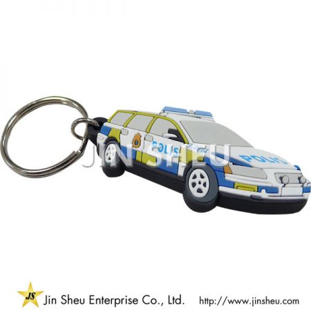 pvc car keychain for car