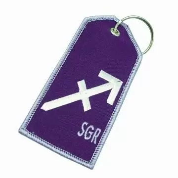 Chìa khóa thêu quảng cáo - Vòng chìa khóa thêu