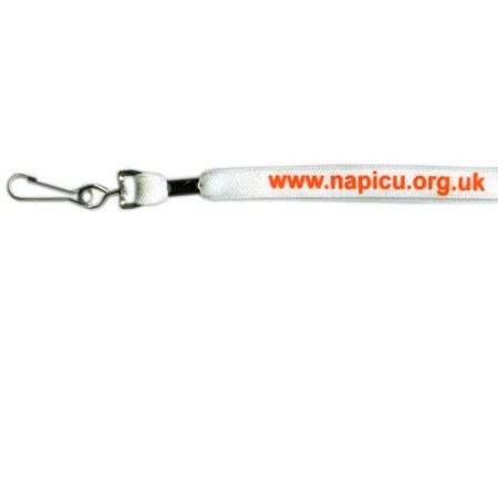 사용자 정의 인쇄된 크림프 튜브 랜야드 홀더