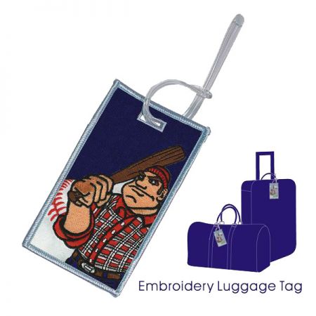 custom embroidery bag tags