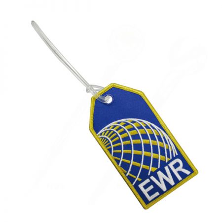 embroidered nylon luggage tags