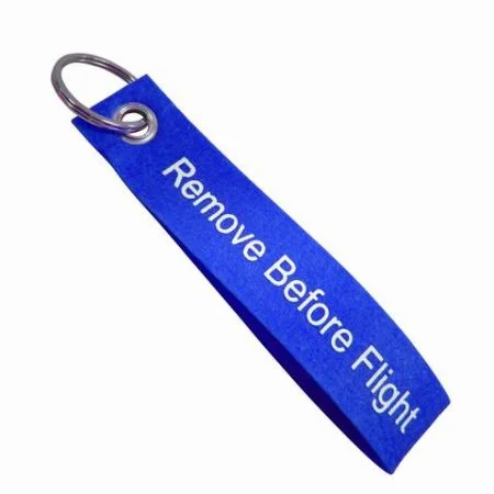 Thẻ chìa khóa vải len - Thẻ khóa nhung tùy chỉnh