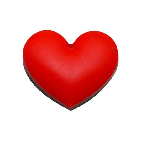 Ciondolo per scarpe in PVC a forma di cuore