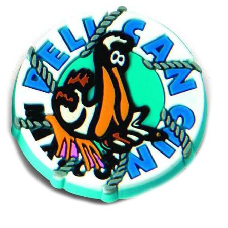 ソフトPVCラペルピンバッジ