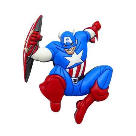 decorazione di ciondolo per scarpe del capitano americano