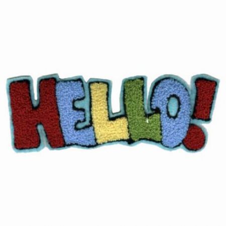 Brief bestickte Patch-Fabrik - Brief bestickte Patch-Fabrik