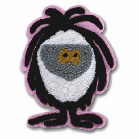 Chenille-patch met mascotte