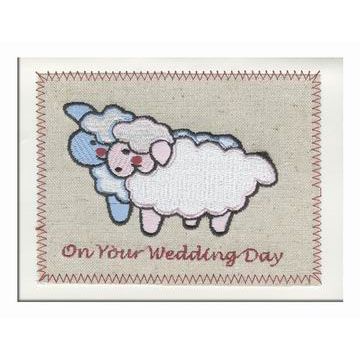 Bulk Embroidery Wedding Invitation Card