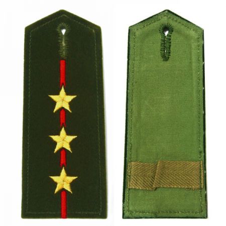 Epaulettes Militares Bordadas - Epaulettes militares personalizados
