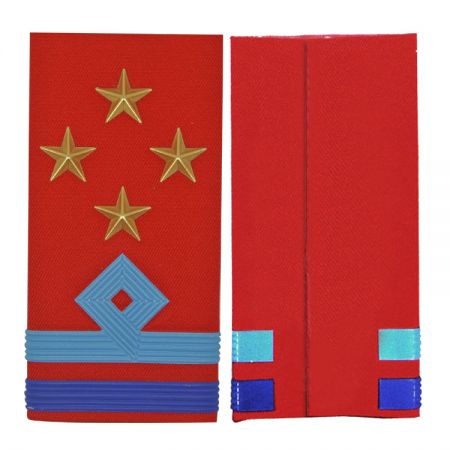 エンボス加工されたロゴのPVCショルダーバッジ - 品質の高いカスタムエポーレット