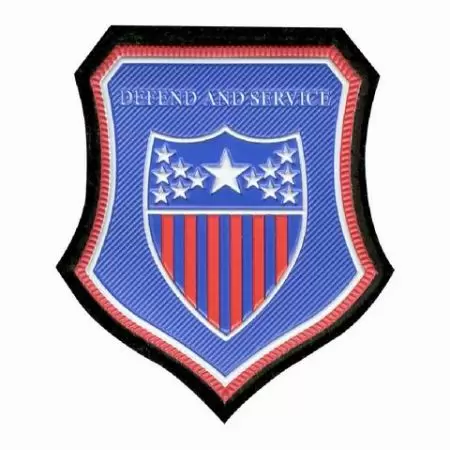 Toppe militari in TPU personalizzate - Toppa militare in TPU personalizzata con sfondo testurizzato