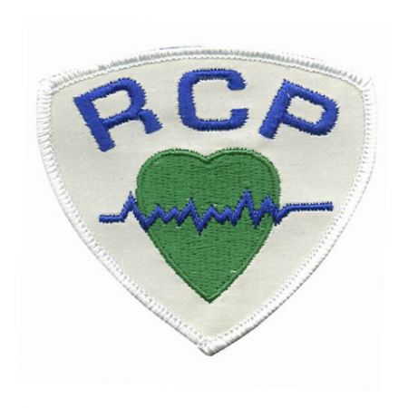 Emblemas bordados personalizados RCP