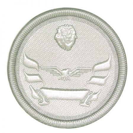 Kledingaccessoires Met Reliëf Logo 3D PVC Patch