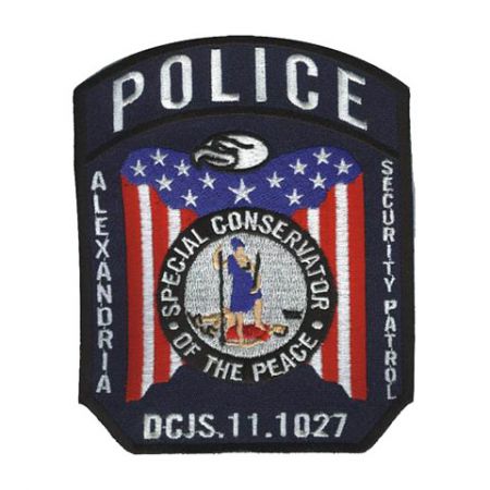 Parches de aplicación de la ley - Bordados de insignias de la policía de Estados Unidos