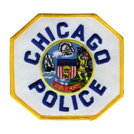 ป้ายปักผ้าตำรวจปฏิบัติการ - ป้ายตราตำรวจชิคาโก