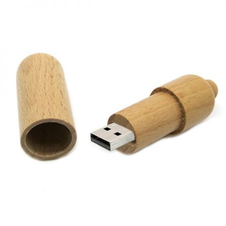 Miljøvennlig tre-USB-stasjon