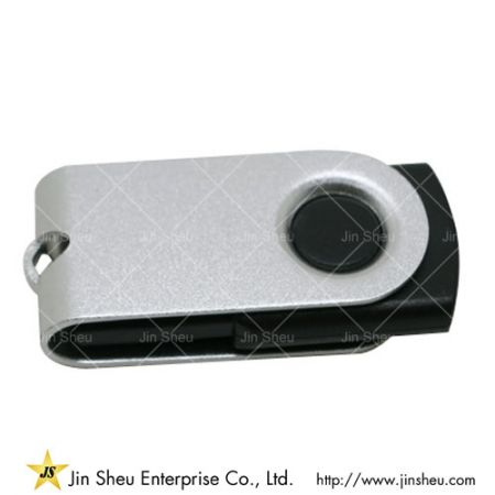 スイベル付きフラッシュUSBドライブ