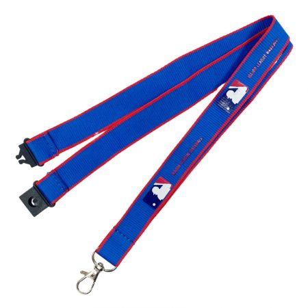 Custom Polyester Lanyard Dual Color Background