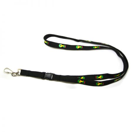 랜야드에 스크린 인쇄