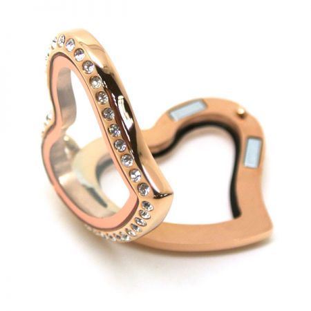 mặt dây chuyền khóa charm lơ lửng hình trái tim