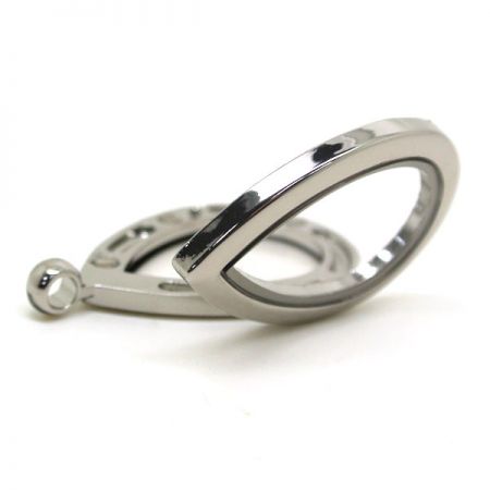 水滴のフローティングロケットペンダント