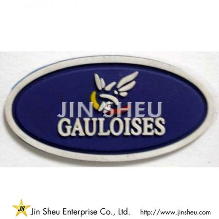 Etiquetas de PVC macio personalizadas