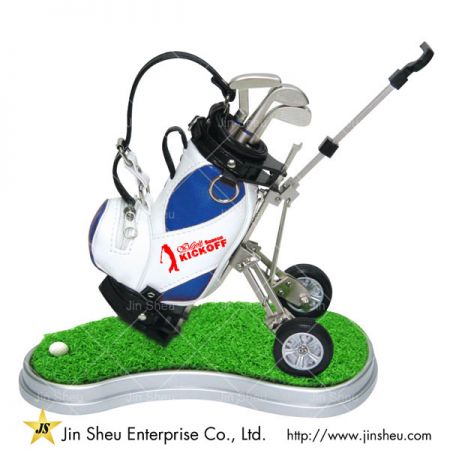 Giá đựng bút mini Golf Bag - giỏ đựng bút mini hình xe đẩy golf