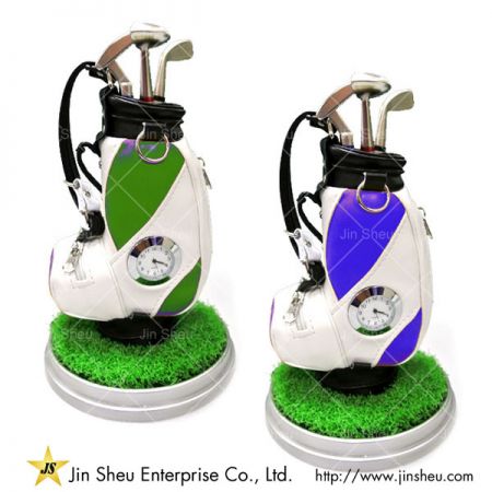 différentes couleurs de sac de golf miniature