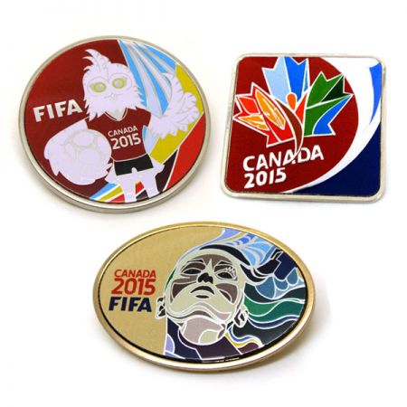 Pins da FIFA do Canadá de 2015 - Pins da FIFA do Canadá de 2015