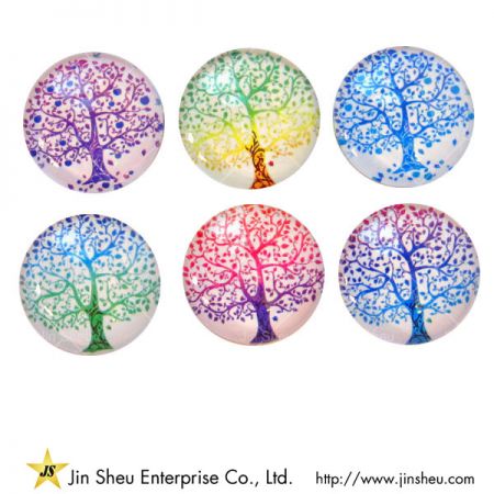 แม่เหล็กตู้เย็นโดมแก้วที่กำหนดเอง - แม่เหล็กกระจกที่กำหนดเอง