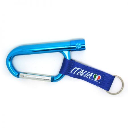 Promotional Carabiner LED Light Keychain - Promotional Carabiner LED Light Keychain