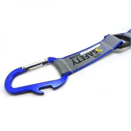 portachiavi riflettente con logo personalizzato