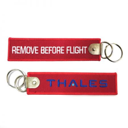 Remove Before Flight Keychains