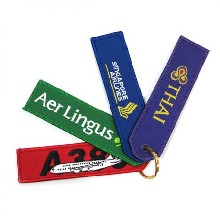 Nøkkelringer som suvenir for flyreiser