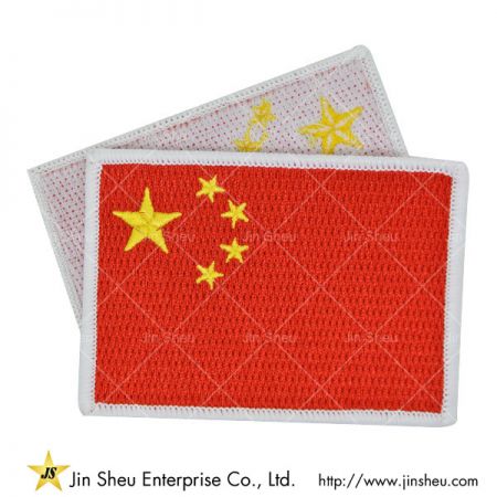 Kína zászló embléma egyedi készítésű