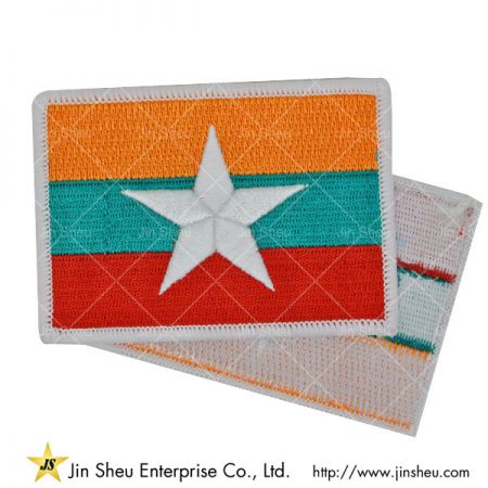 Custom Embroidered Flag Patches