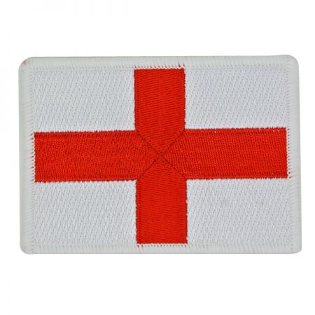 England Flag Embroidered Patch - England Flag Embroidered Patch