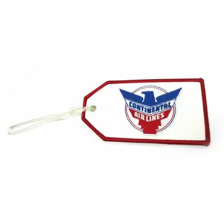 embroidered crew luggage tags