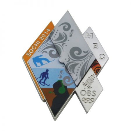 Épingle de sport olympique avec pièce tournante - Épingle de sport olympique avec pièce tournante