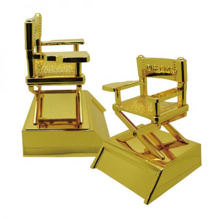 Krzesło reżyserskie z materiałem ze stopu cynku - Krzesło reżyserskie z materiałem ze stopu cynku