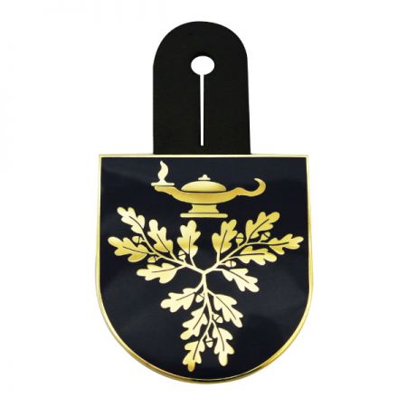 Offisersmerke i skinn - Lærmerkeholdere på salg