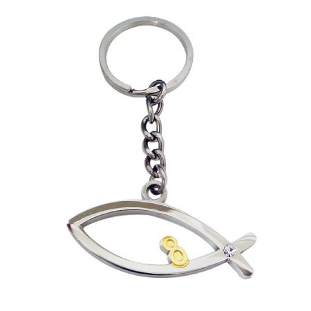 Werbe-Blanko-Zinklegierung Metall-Schlüsselanhänger