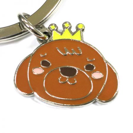 cute chocolate poodle key keychain designs