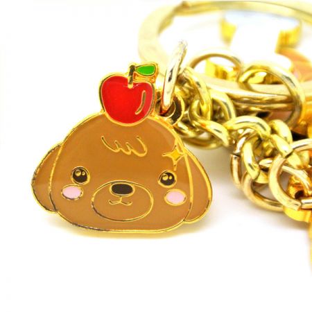 indywidualny breloczek na torby z kluczykiem