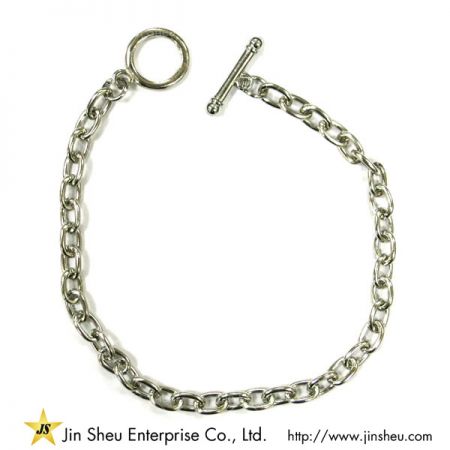 Toggle Bracelet Chain - Chain link toggle bracelet