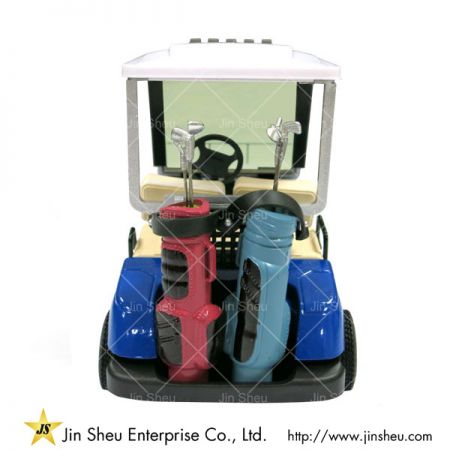 الجزء الخلفي لعربة جولف صغيرة