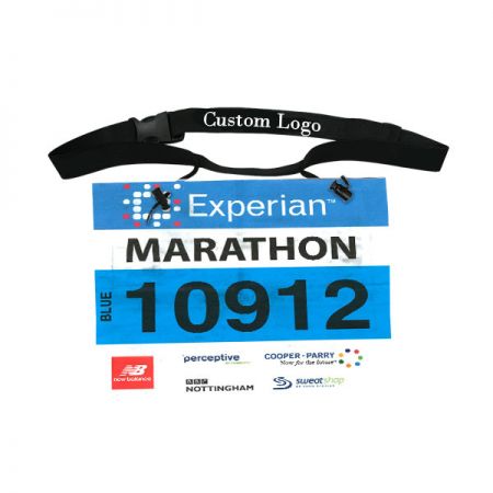 Cinto personalizado de número de maratona - Cinto personalizado de número de maratona