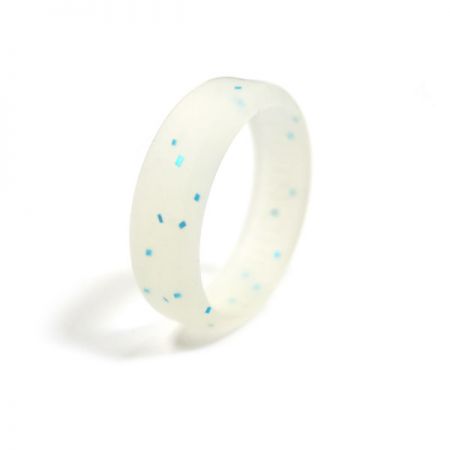Anello di silicone economico con glitter - crea il tuo anello di silicone